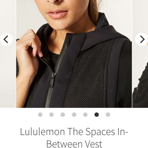 Lululemon The Spaces in Between Black Mesh Vest with Hood Small - Picture 16 of 16